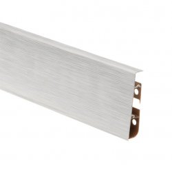 Плинтус Cezar Алюминий белый M266 74x22x2500