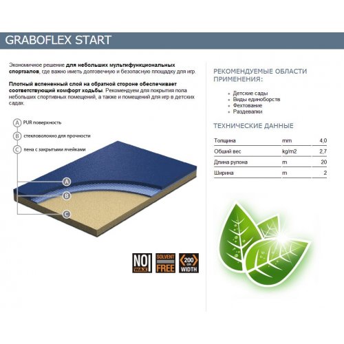 Линолеум Grabo Sport Start 400-660